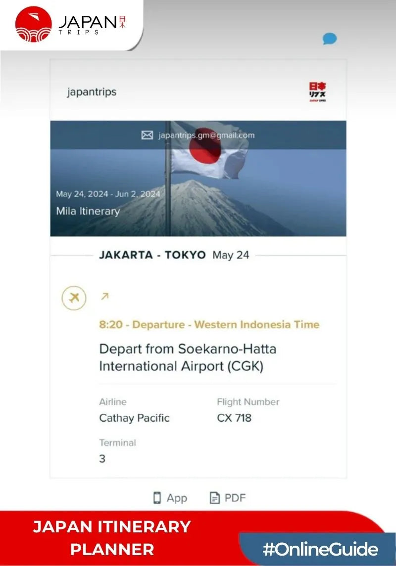 Japan Itinerary Planner
