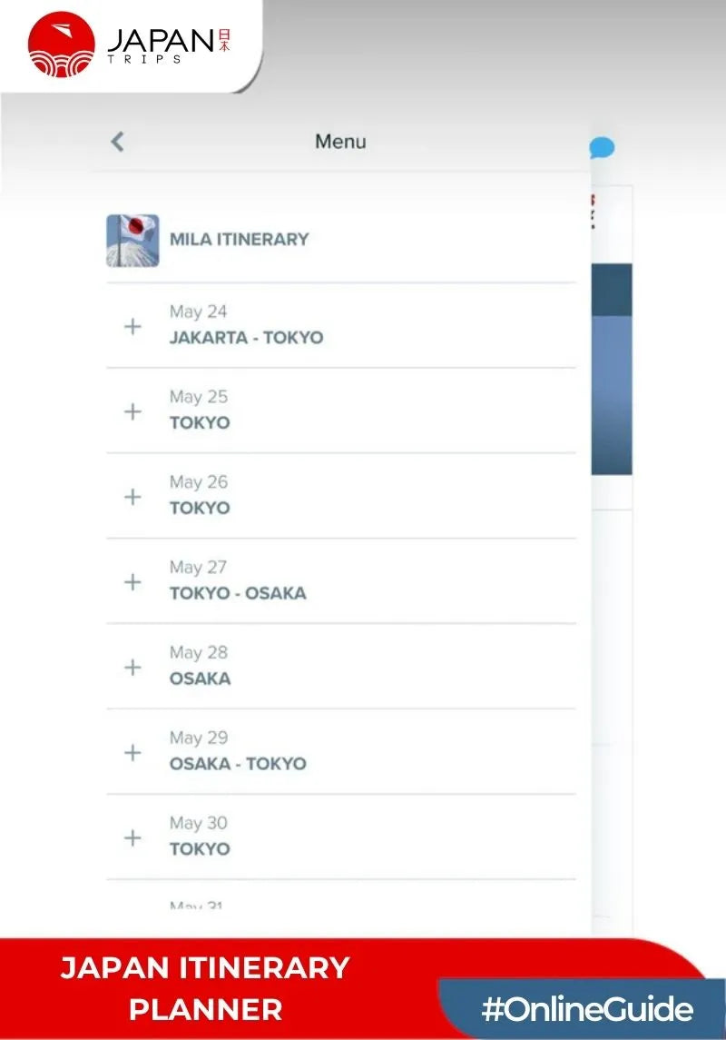 Japan Itinerary Planner